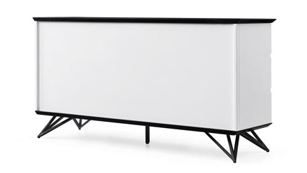 Vortice Accent Chest - Black/White