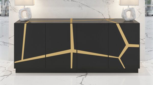 Staton_Black_Straight_On_New_Main Staton 78" Buffet - Black